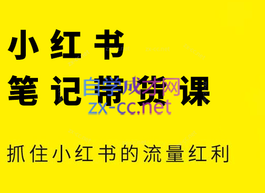 张宾·小红书笔记带货课(更新6月)网赚库-项目库-轻创网-中创网-福缘网-冒泡网-资源之家-魔方项目库网赚库